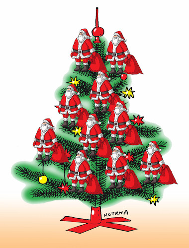 Cartoon: christmas (medium) by Lubomir Kotrha tagged merry,christmas,jesus,christ,merry,christmas,jesus,christ