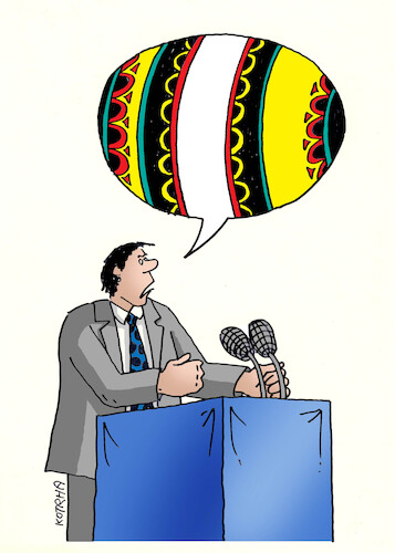 Cartoon: Easter - easter eggs (medium) by Lubomir Kotrha tagged easter,eggs,easter,eggs