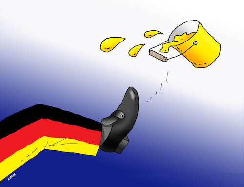 Cartoon: Germany government crisis early (medium) by Lubomir Kotrha tagged germany,government,crisis,early,elections,germany,government,crisis,early,elections