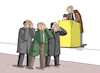 Cartoon: aninini-far (small) by Lubomir Kotrha tagged politicians,speakers,and,speeches,promises,tribunes,microphones