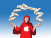 applemoney25 (small) Cartoon: applemoney25 (small) by Lubomir Kotrha tagged apple