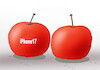 Cartoon: applephone (small) by Lubomir Kotrha tagged apple
