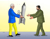 Cartoon: Biden usa ukraine russia missile (small) by Lubomir Kotrha tagged biden,usa,ukraine,russia,missiles,atacms