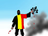 Cartoon: brusel16 (small) by Lubomir Kotrha tagged brussel,terror,atack
