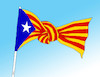 Cartoon: catalflag (small) by Lubomir Kotrha tagged independence,referendum,catalonia,spain,europe,euro,peace