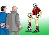 Cartoon: futlopto (small) by Lubomir Kotrha tagged football