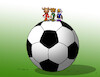 Cartoon: futmaskot (small) by Lubomir Kotrha tagged football,soccer,world,cup,usa,canada,mexico