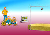 Cartoon: futskok (small) by Lubomir Kotrha tagged football