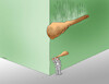 Cartoon: kyjakyj (small) by Lubomir Kotrha tagged around,the,corner