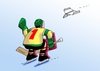 Cartoon: lietadlo (small) by Lubomir Kotrha tagged ice,hockey