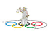Cartoon: olympjustic (small) by Lubomir Kotrha tagged olympic,games,brazil,rio,de,janeiro,the,world,sport,doping