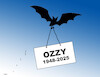 Cartoon: osbourne2 (small) by Lubomir Kotrha tagged ozzy,osbourne