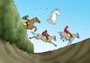 Cartoon: parkon (small) by Lubomir Kotrha tagged horses,racing