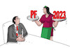 Cartoon: pf23-b (small) by Lubomir Kotrha tagged pf,2023,happy,new,year
