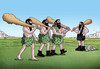 Cartoon: pramaskace (small) by Lubomir Kotrha tagged prehistoric,man,war,peace,billy,clubs