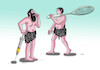 Cartoon: pravacciten (small) by Lubomir Kotrha tagged tennis,vaccine,novak,djokovic,australia