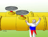 Cartoon: rublogas (small) by Lubomir Kotrha tagged russia,putin,gas,oil,ruble,the,war,ukraine