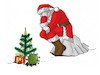 Cartoon: santakorona (small) by Lubomir Kotrha tagged christmas,santa,claus,winter,covid