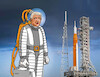 Cartoon: trumpastro (small) by Lubomir Kotrha tagged trump,artemis,orion,moon