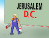 Cartoon: trumpmal (small) by Lubomir Kotrha tagged donald,trump,usa,jerusalem,dc,israel