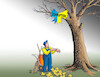 Cartoon: ukalist-en (small) by Lubomir Kotrha tagged ucraine,corruption