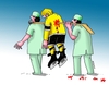 Cartoon: zranenie (small) by Lubomir Kotrha tagged ice,hockey