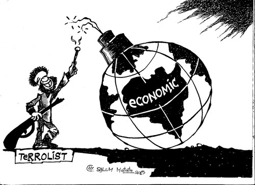 Cartoon: ECONOMY (medium) by matata salum tagged tero