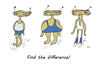 Cartoon: Find the difference (small) by zeichenstift tagged robots,nonsense,three,funny,difference