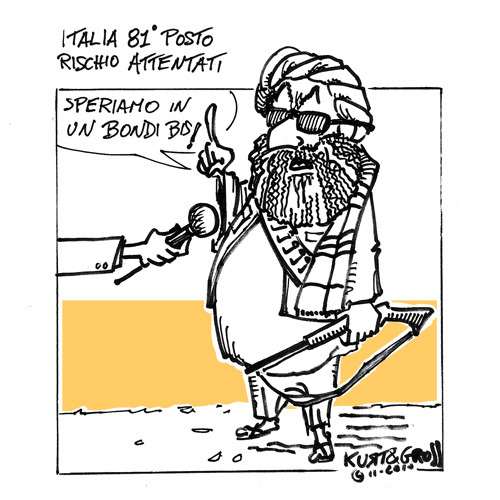 Cartoon: Attentati (medium) by kurtsatiriko tagged talebani,attentati,terrorismo