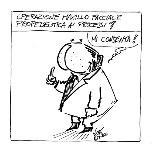 Cartoon: Maxillo (medium) by kurtsatiriko tagged silvio,berlusconi