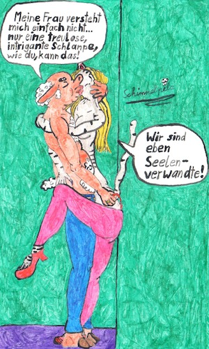 Cartoon: Ehebruchromantik (medium) by Schimmelpelz-pilz tagged schaf,katze,ehebruch,treulos,untreu,seelenverwandt,seelenverwandtschaft,seitensprung,affäre,betrug,betrügen,küssen,knutschen,kuss,rummachen,fummeln,schlampe,hurenbock,halbnackt