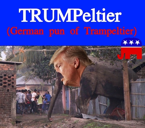 Cartoon: TRUMPeltier meme (medium) by Schimmelpelz-pilz tagged meme,trampeltier,trumpeltier,republican,elephant,donald,trump,president,usa,united,states,of,america,criminal,freak,right,winged,neonazi,nazi