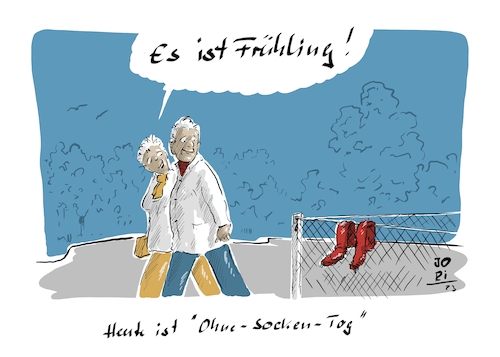 Cartoon: Heute ist ... (medium) by Jori Niggemeyer tagged heuteist,ohnesockentag,ohnesocken,socken,nacht,frühling,springtime,natur,liebe,verliebt,humor,witz,jori,joriniggemeyer,niggemeyer,cartoon,karikatur,toonart,niggemeyerart,heuteist,ohnesockentag,ohnesocken,socken,sex,nacht,frühling,springtime,natur,liebe,verliebt,humor,witz,jori,joriniggemeyer,niggemeyer,cartoon,karikatur,toonart,niggemeyerart