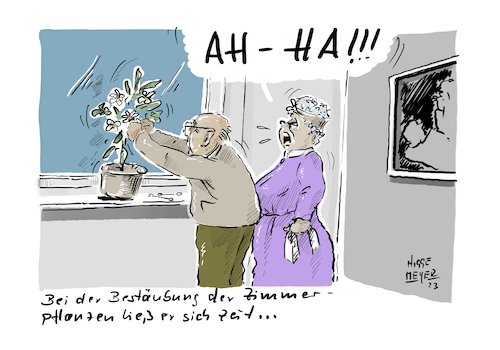 Cartoon: Sinnlichkeit im Alter ... (medium) by Jori Niggemeyer tagged oma,beziehung,opa,pflanzen,bestäuben,sinnlichkeit,zärtlich,mann,frau,intimität,zeit,satire,humor,joricartoon,joriniggemeyer,niggemeyer,joachimrniggemeyer,karikatur,cartoonart,illustration,illustrator,witzigebilder,lachen,witzig,cartoondrawing,cartoon,oma,opa,pflanzen,sex,bestäuben,sinnlichkeit,zärtlich,mann,frau,intimität,zeit,satire,humor,joricartoon,joriniggemeyer,niggemeyer,joachimrniggemeyer,karikatur,cartoonart,illustration,illustrator,witzigebilder,lachen,witzig,cartoondrawing,cartoon