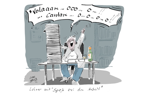 Cartoon: Spaß der Arbeit ... (medium) by Jori Niggemeyer tagged lehrer,spassbeiderarbeit,lehrerin,pädagogen,zeugnis,arbeitenkorrigieren,lehramt,freude,lebensfreude,wein,alkohol,stress,arbeitschreibtisch,lehrer,spassbeiderarbeit,lehrerin,pädagogen,zeugnis,arbeitenkorrigieren,lehramt,freude,lebensfreude,wein,alkohol,stress,arbeitschreibtisch