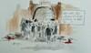 Cartoon: Berichterstattung... (small) by Jori Niggemeyer tagged antisemitismus,noafd,halle0910,berichterstattung,reportagen,medien