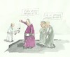 Cartoon: Der Aufguss... (small) by Jori Niggemeyer tagged kirche,weihrauch,sauna,priester,messdiener,joricartoon