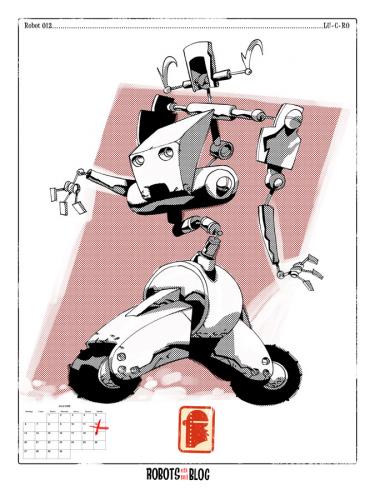 Cartoon: Robots en mi blog 12 (medium) by coleganelson tagged robot