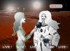 Cartoon: Die erste Frau auf dem Mars (small) by gisela tagged frau,mars,marsmensch,rot,interview,tv,fernsehen,grün