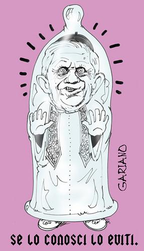 Cartoon: papa (medium) by massimogariano tagged papa,anticoncezionali,pillola,controllo,nascite
