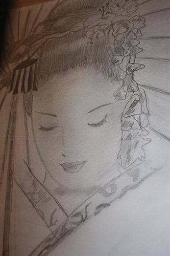 Cartoon: Geisha (medium) by Spectorz tagged japan,geisha,prostituierte