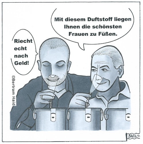 Cartoon: Duftstoff (medium) by BAES tagged geld,finanzen,reichtum,vermögen,frauen,männer,liebe,erfolg,beziehung,ehe,duftstoff,parfum,geruch,geld,finanzen,reichtum,vermögen,frauen,männer,liebe,sex,erfolg,beziehung,ehe,duftstoff,parfum,geruch