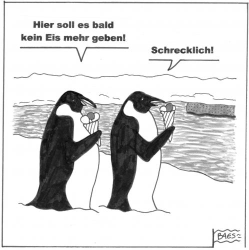 Cartoon: Neulich am Südpol (medium) by BAES tagged pinguin,südpol,antarktis,klimawandel,treibhauseffekt,pinguine,tiere,tier,vogel,vögel,südpol,antarktis,klimawandel,treibhauseffekt,natur,umwelt,klima,globale erwärmung,eis,gletscher,schmelzen,globale,erwärmung