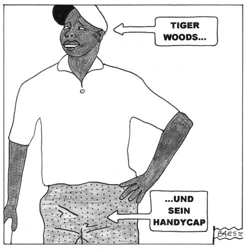 Cartoon: Tiger (medium) by BAES tagged tiger,woods,sexsucht,affären,golfsport,handycap,sportler,prominenter,elin,nordegren,untreue,tiger woods,golfsport,golf,sport,golfer,affären,sexsucht,affäre,skandal,sportler,prominenter,elin,nordegren,untreue,sex,promi,tiger,woods