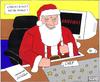 Cartoon: Der Weihnachtsmann (small) by BAES tagged chef weihnachtsmann christkind heiliger abend religion feiertage geschenke santa claus