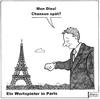 Cartoon: Ein Wortspieler in Paris (small) by BAES tagged paris,chanson,wortspieler,stadt,zeit,uhr,mann,frankreich