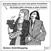 Cartoon: Grünes Geld Shopping (small) by BAES tagged grün schuhe geld bio umwelt öko frauen shopping konsum freundinnen investieren
