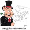 Cartoon: Happy New Year (small) by BAES tagged happy,new,year,silvester,neues,jahr,rauchfangkehrer,schwein,glücksklee,metzger,glückwünsche,jahreswechsel