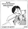 Cartoon: Lasagne war gestern (small) by BAES tagged nahrung,lebensmittel,pferd,pferdefleischskandal,schimmel,brot,mann