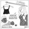 Cartoon: Madonna in Afrika (small) by BAES tagged madonna afrika